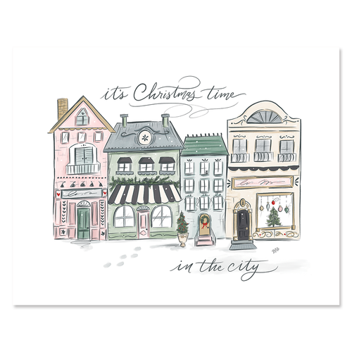 Christmas Time in the City - Print